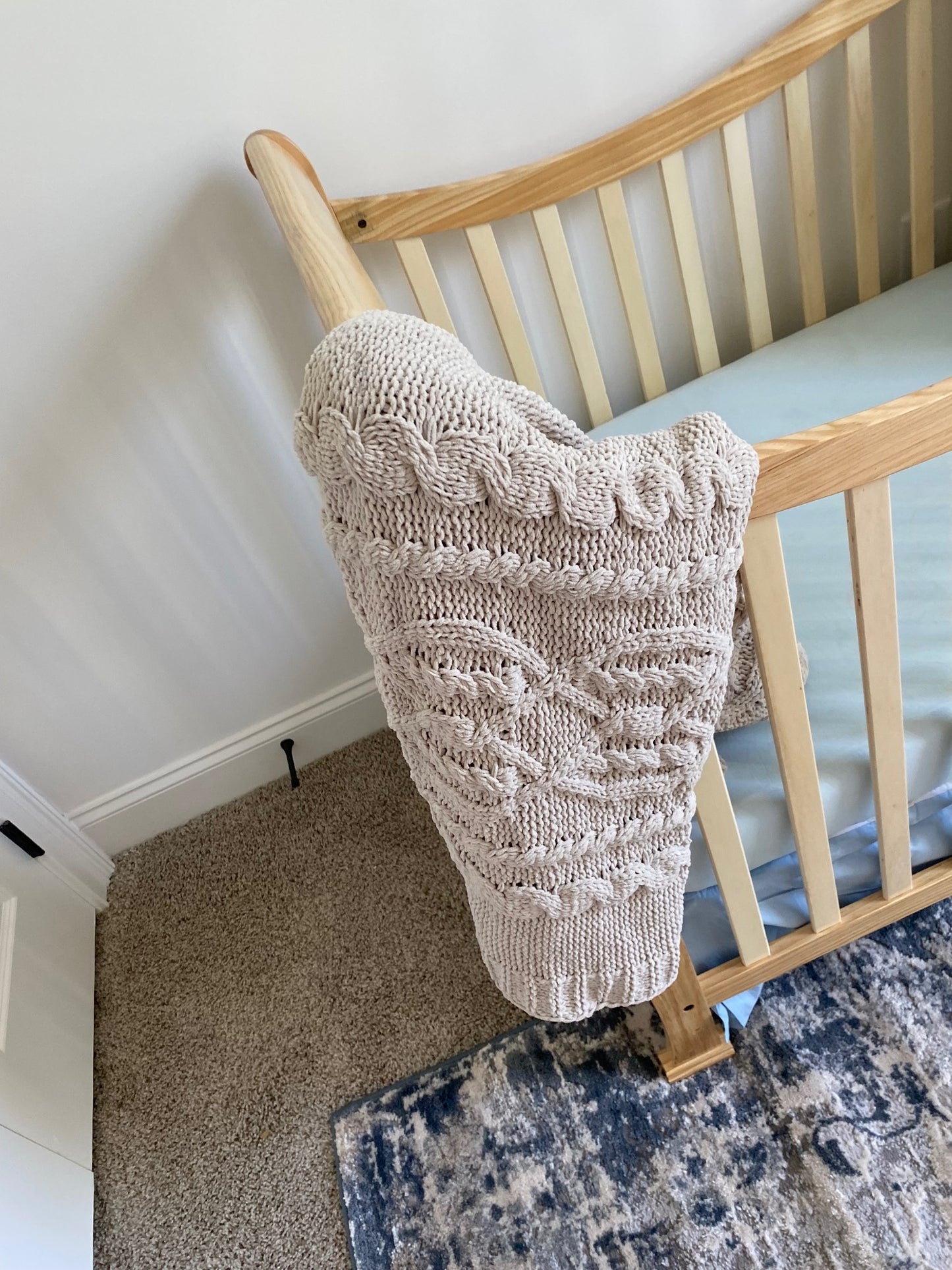 Taupe Woven Throw Blanket