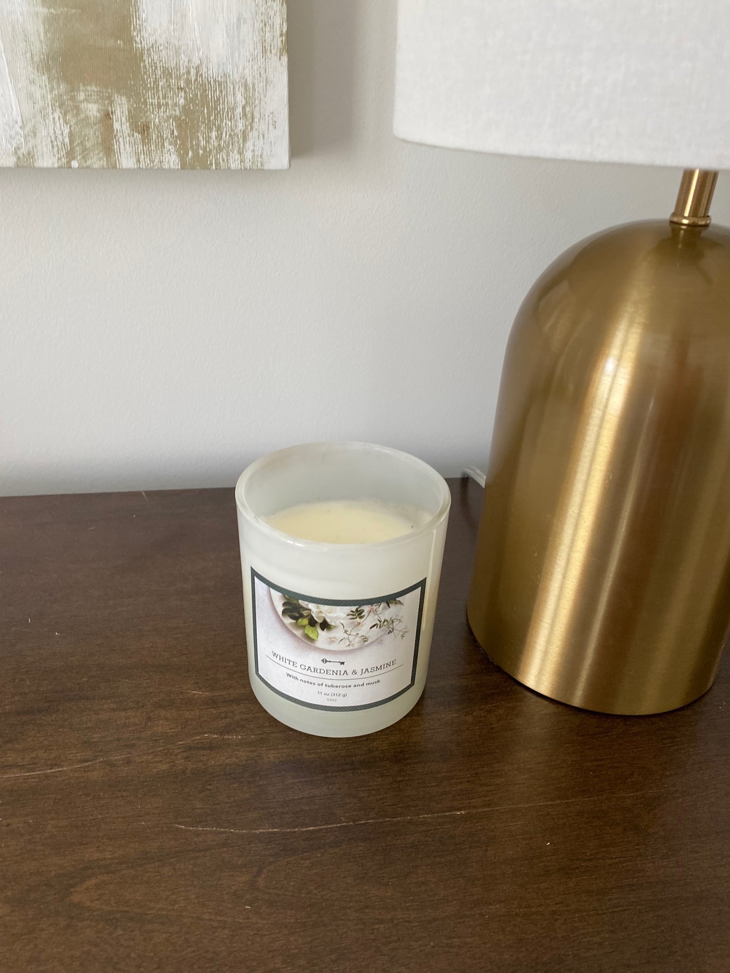 White Gardenia Candle