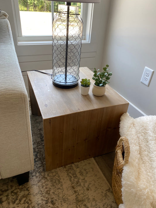 Oak Wood Side Table