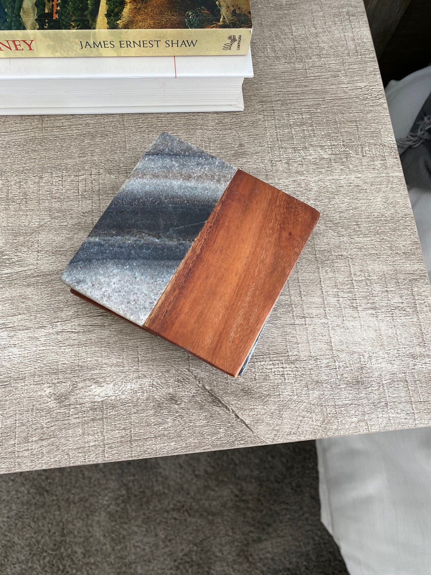 Wood and Concrete Coasters