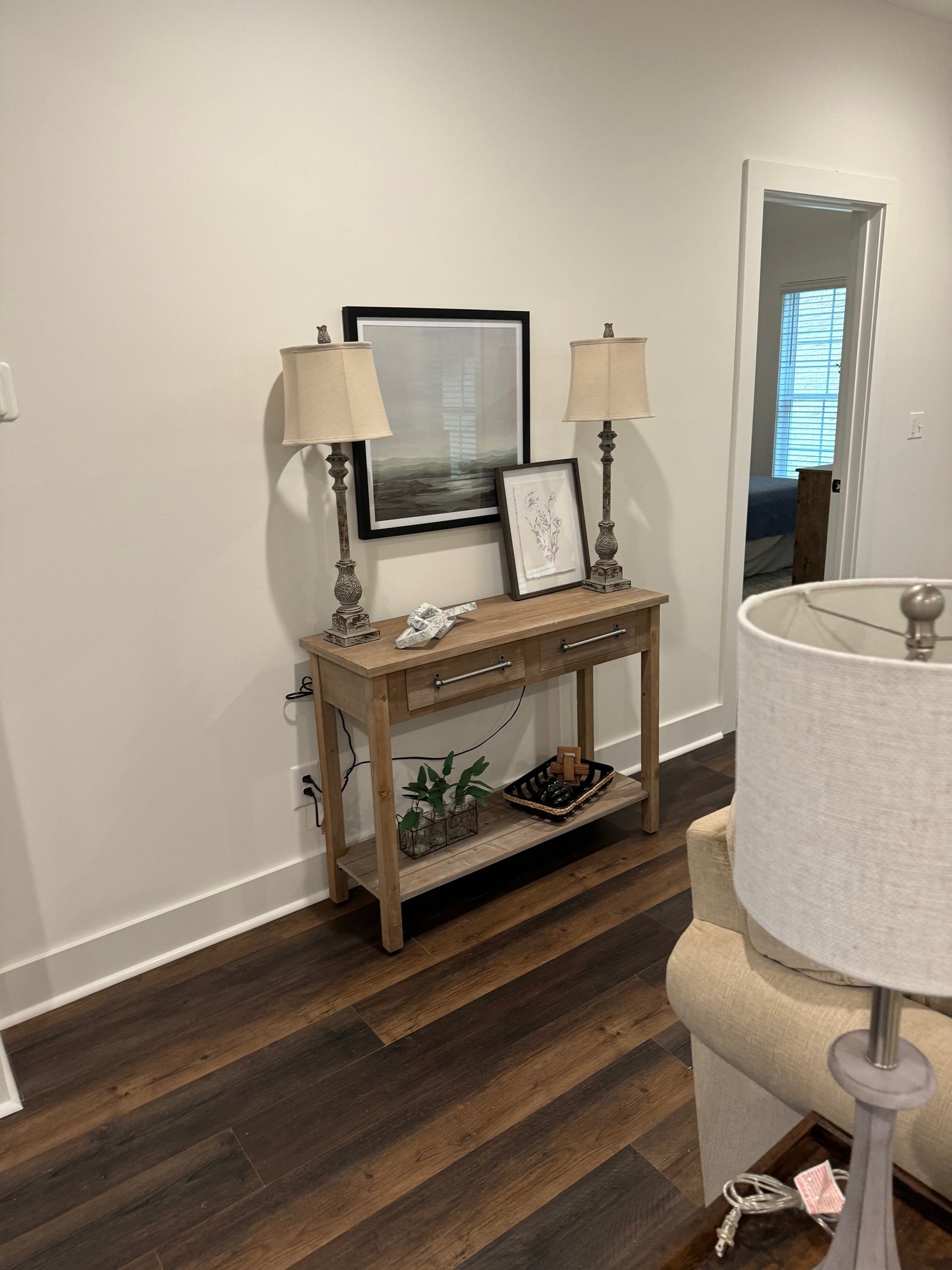 Wood Console Table