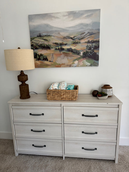 White Wood Dresser