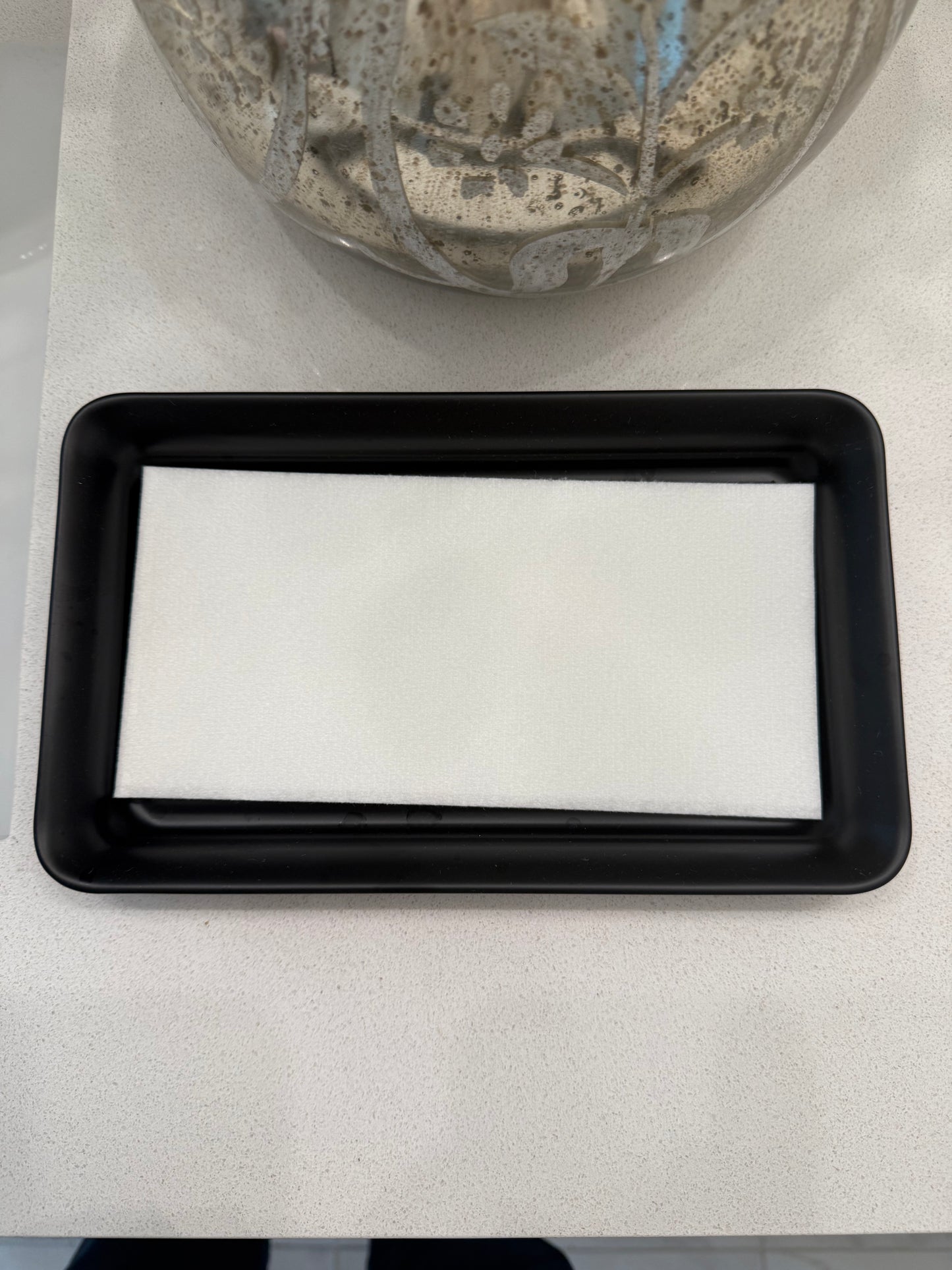 Black Napkin Tray