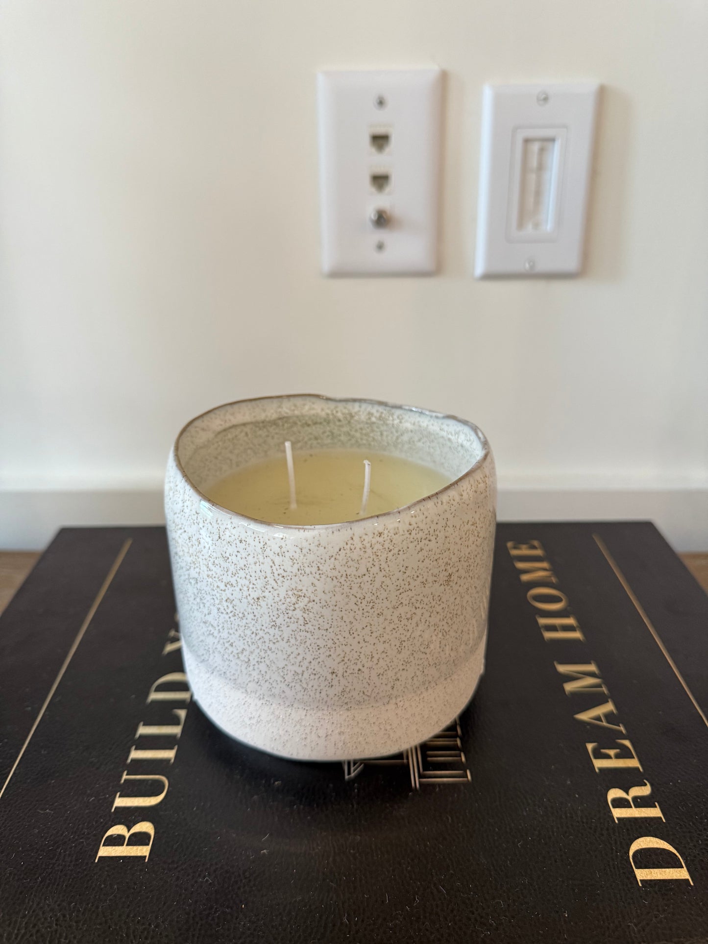 White and Gray Candle