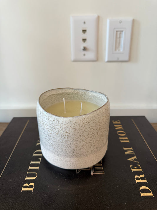 White and Gray Candle