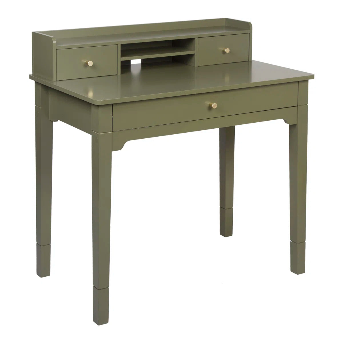 Keaton Desk with Hutch in Green