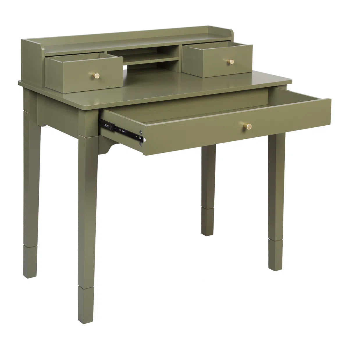 Keaton Desk with Hutch in Green
