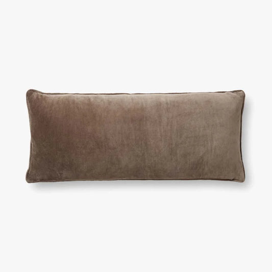 13'' x 35" PMH1153 Lydia Walnut / Natural Lumbar Pillow