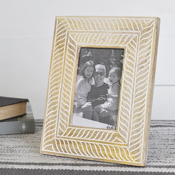 Wood Rope Pattern Frame - 4x6