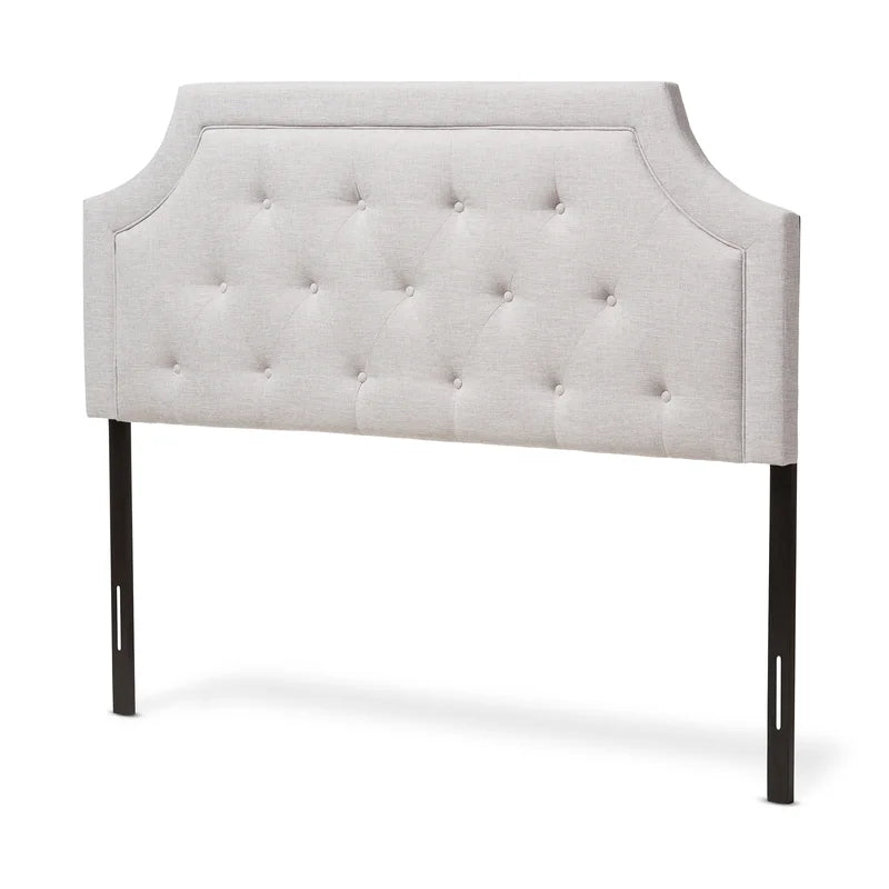 Grayish Beige Arched Headboard