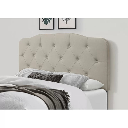 Warm Gray Upholstered Headboard