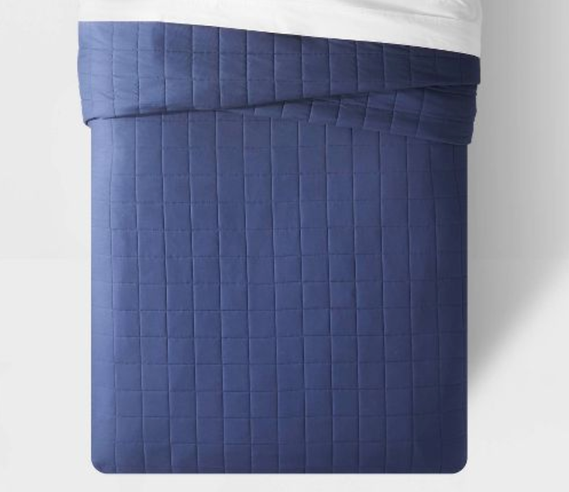 Navy Blue Quilt - Twin