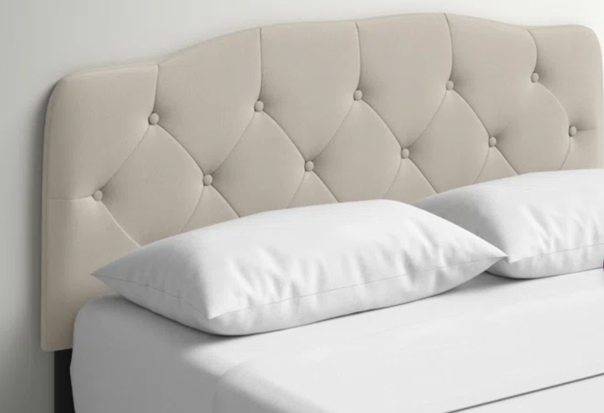 Warm Gray Upholstered Headboard