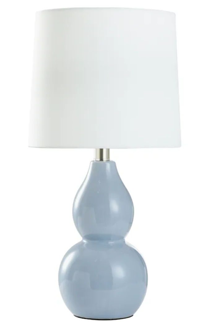 Modern Light Blue Table Lamp