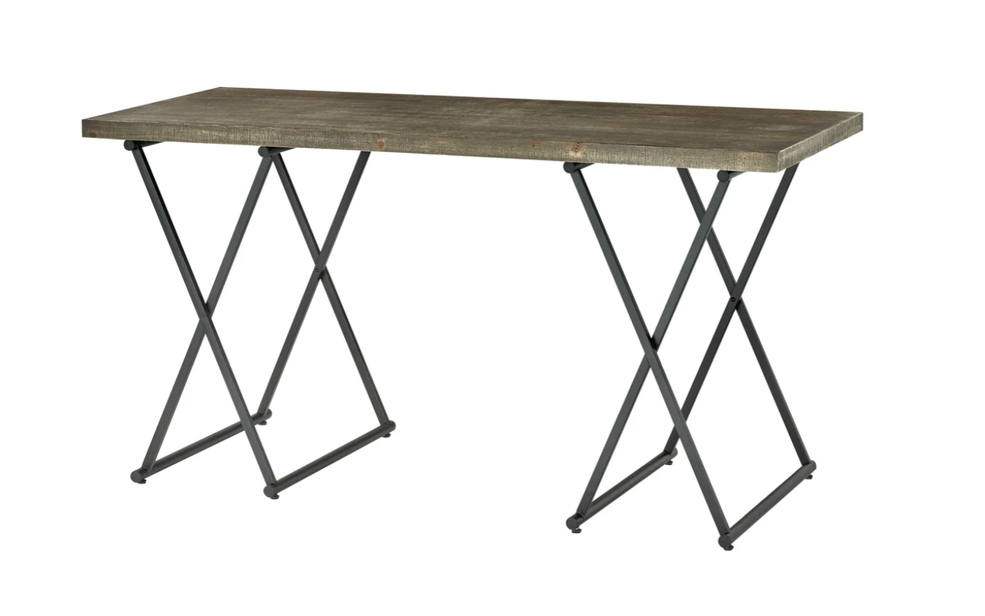 Modern Wood and Iron Desk