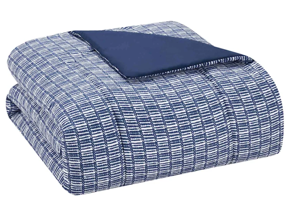 Blue and White Comforter - King