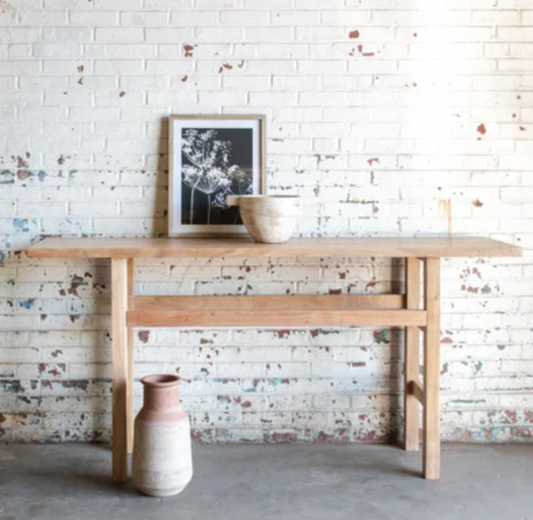 Acacia Wood Console Table