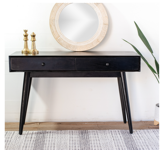 Black Acacia Wood Table