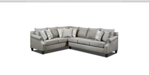 Bay Ridge Grey 2 Piece Sofa