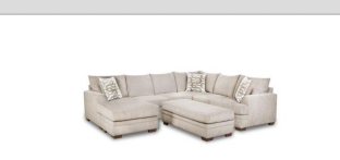 Bailey Cream 2 Piece Sectional