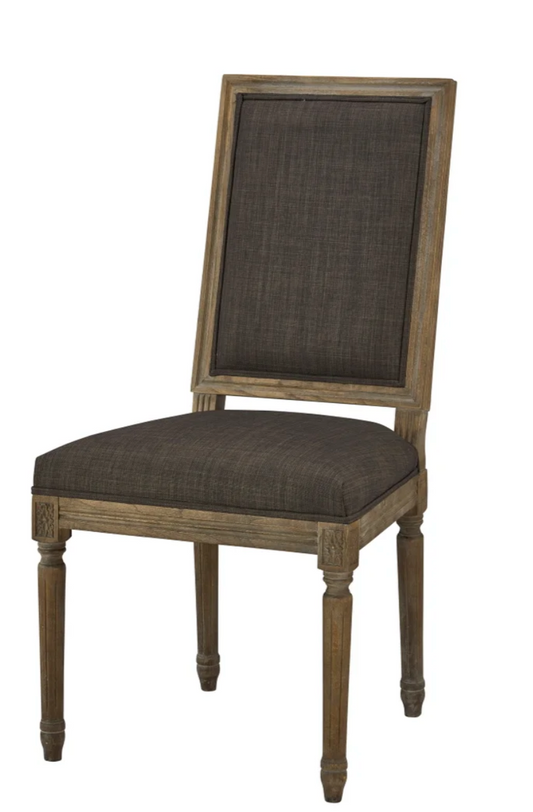 Square Maxwell Side Chair Black