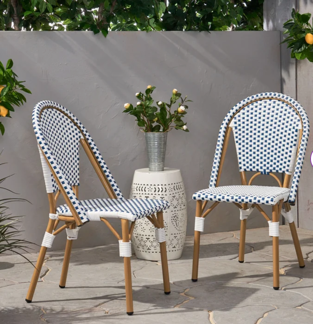 Patio Dining Chair Set of 2