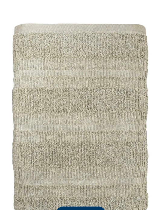 Textured Brown Bath Towel