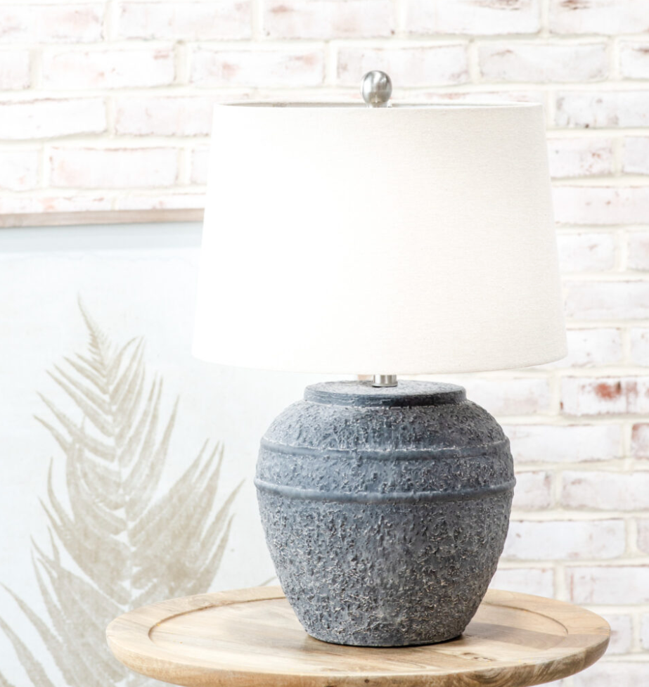 Charcoal Table Lamp