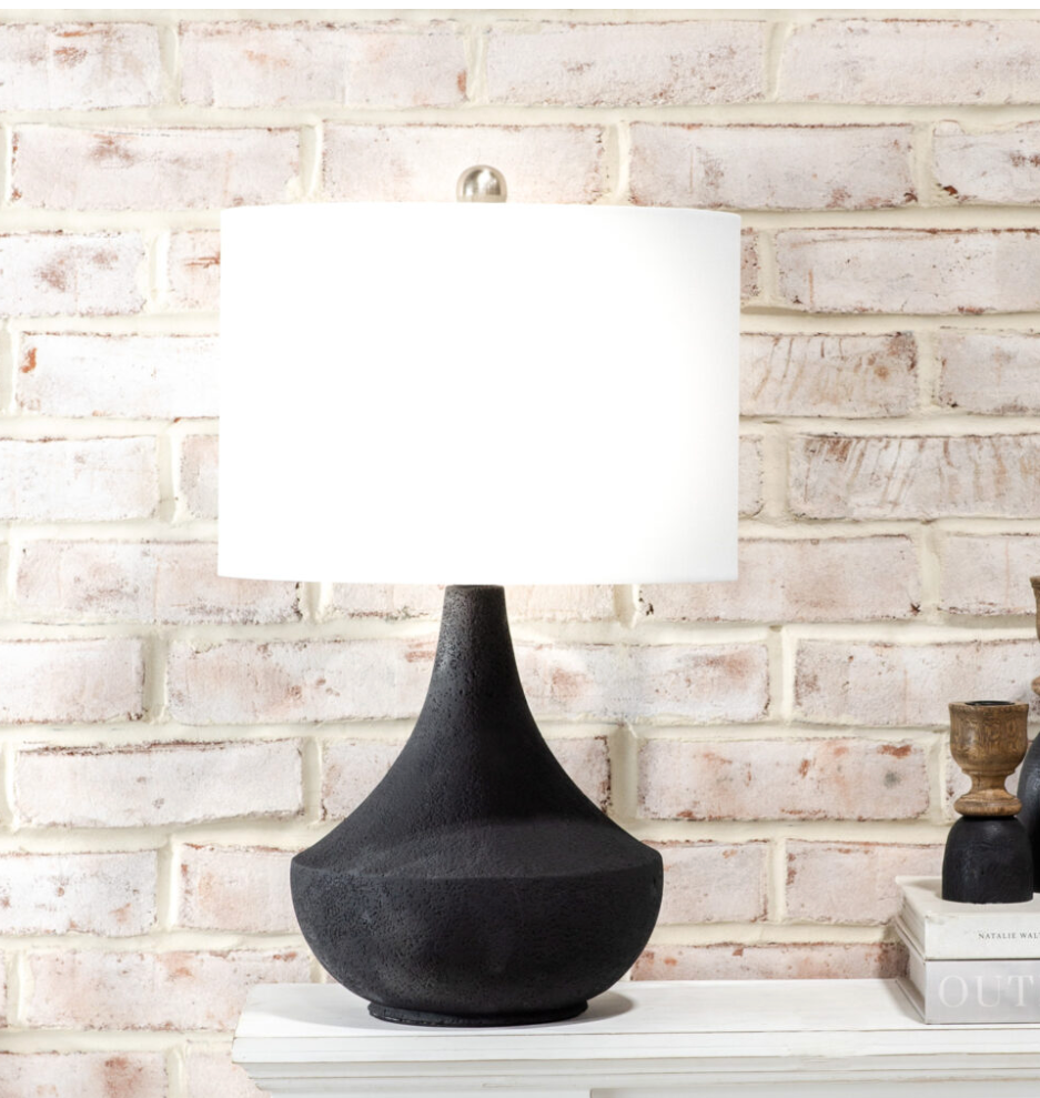 Black Cement Lamp