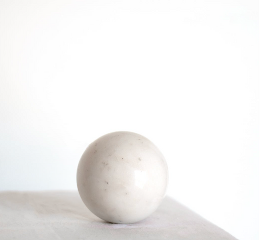 White Marble Ball