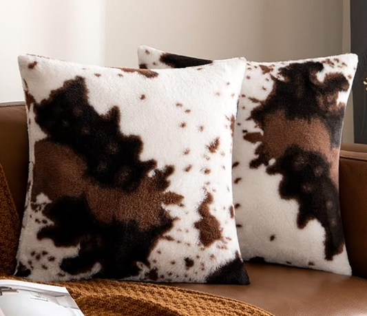 Cowhide Throw Pillows