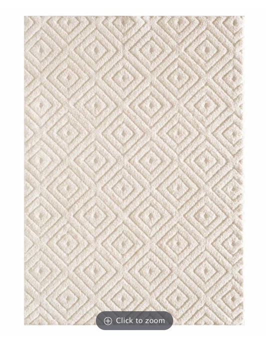 Ivory Tufted Runner