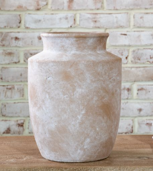 11.75" Clay Column Vase