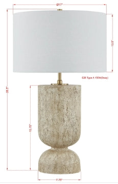 garnet Table Lamp