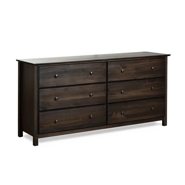 Shaker Solid Wood 6-Drawer Dresser