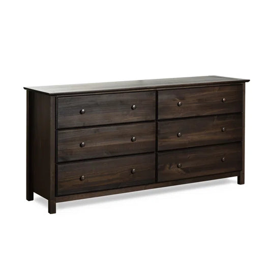Shaker Solid Wood 6-Drawer Dresser