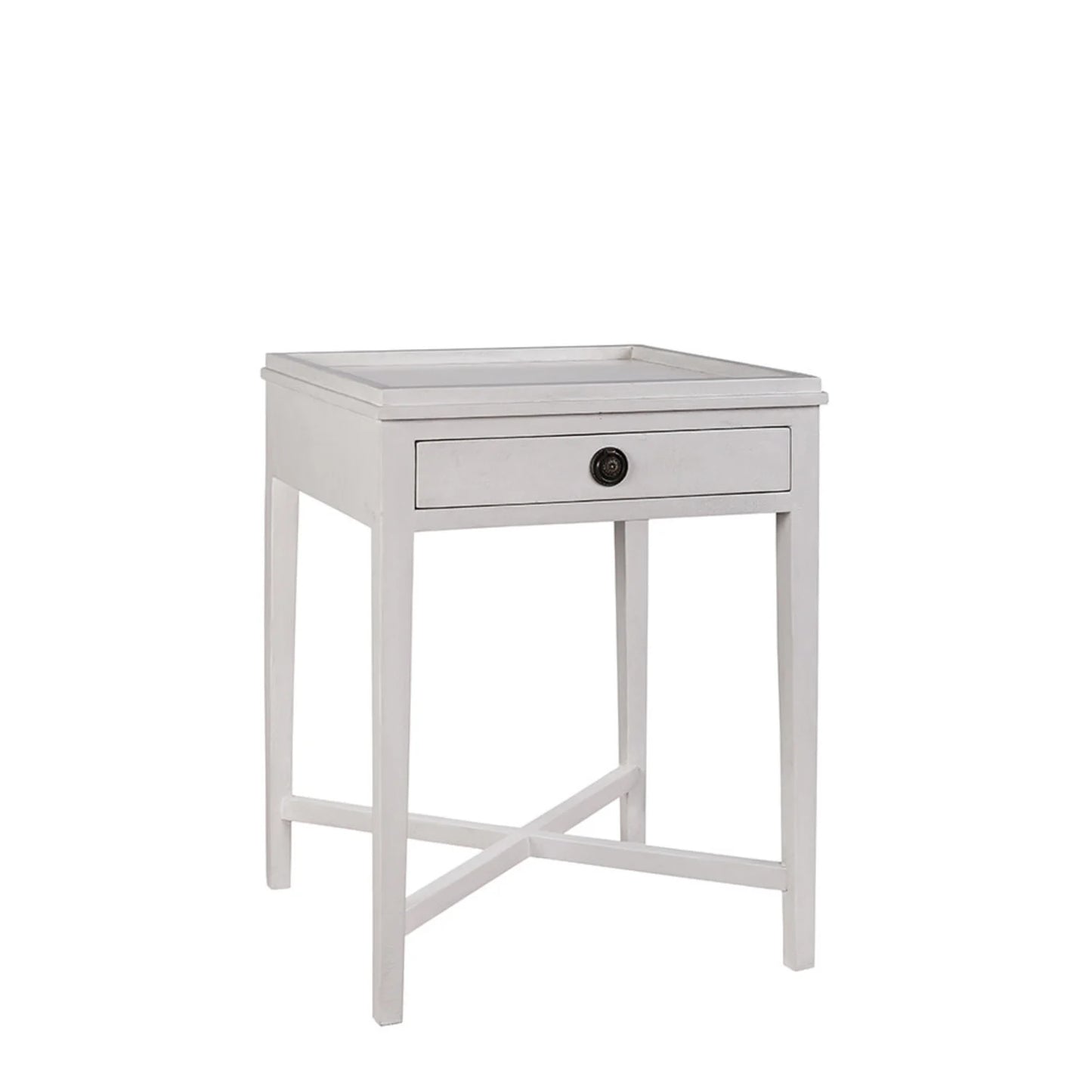 Lenox Side Table - Monument White