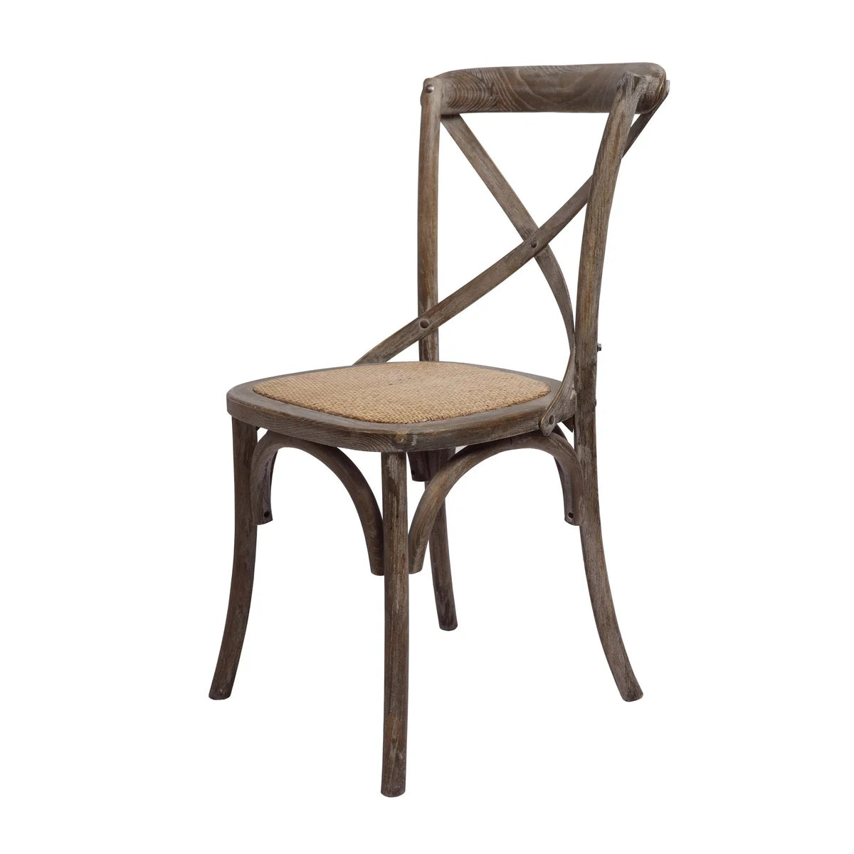 Brody X-Back Side Chair Brown