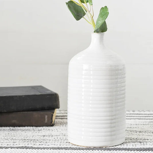 White Ceramic Vase