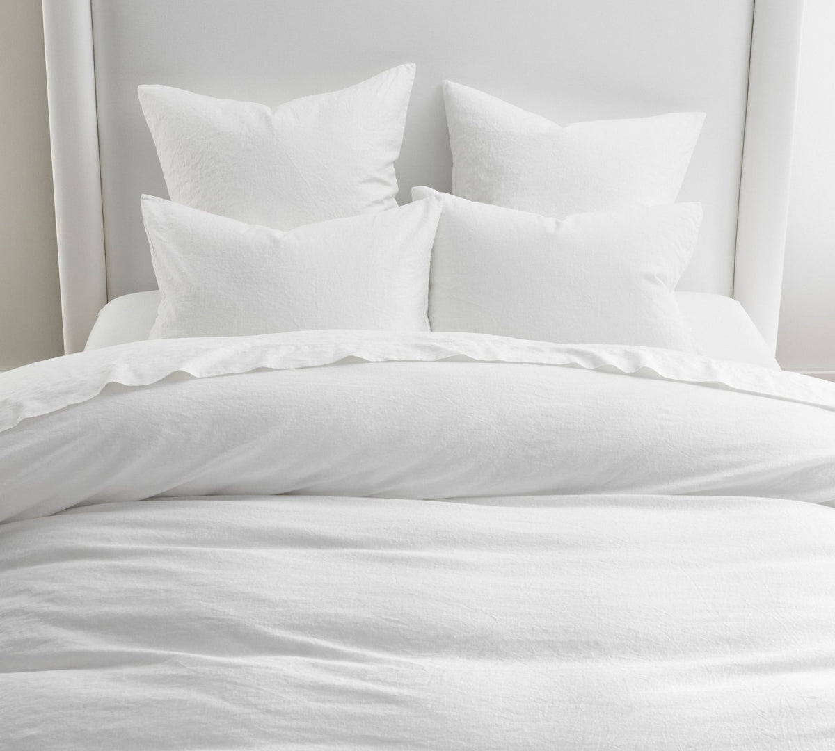 White European Flax Linen Cotton Duvet Cover - King