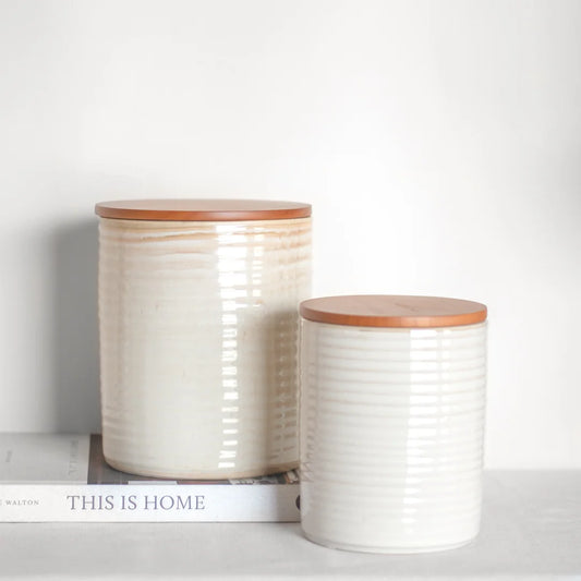 Ceramic Jars - Set of 2