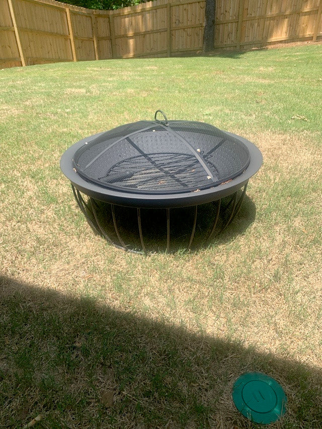 Black Metal Firepit