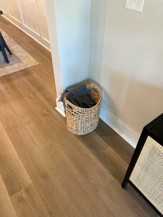 Wicker Blanket Basket