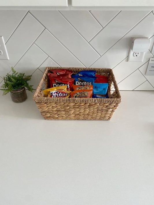 Wicker Rectangle Basket