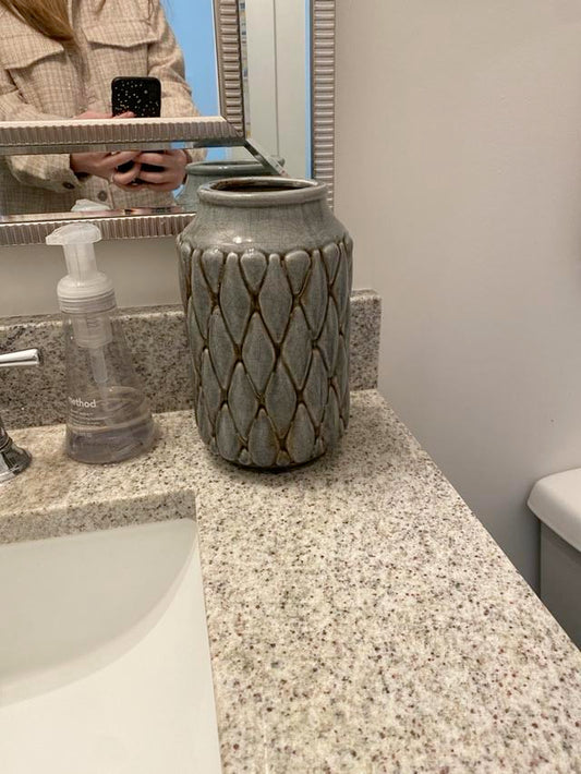 Gray Decorative Vase