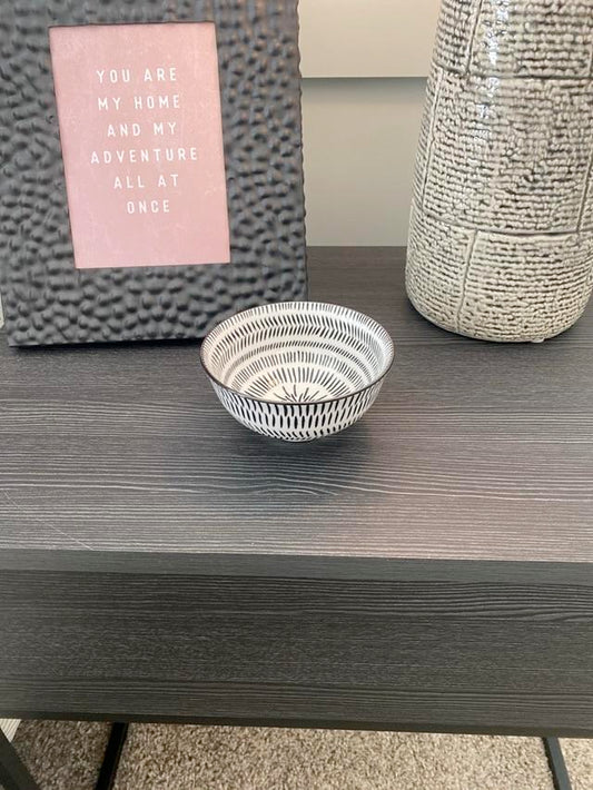 Black and White Decorative Bowl