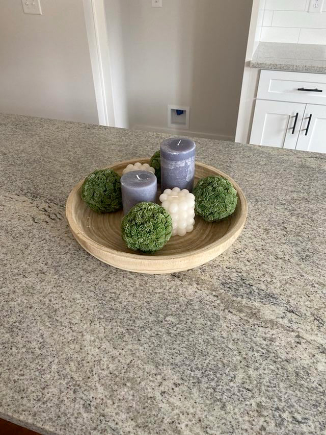 Round Wooden Tray