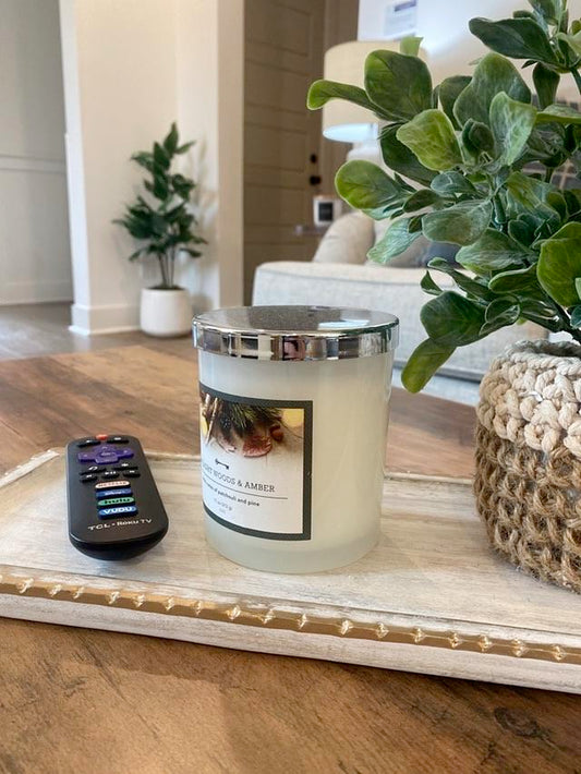 Scented Candle in White