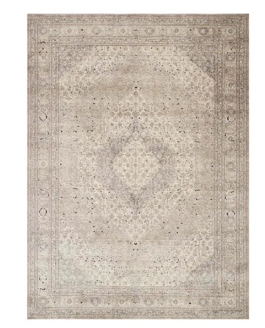 Xander Ivory and Tan 8x10 Rug