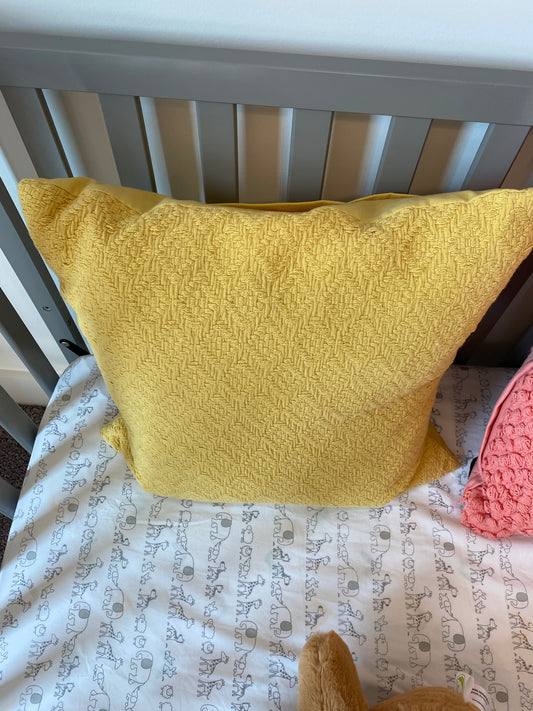 Yellow Throw Pillow